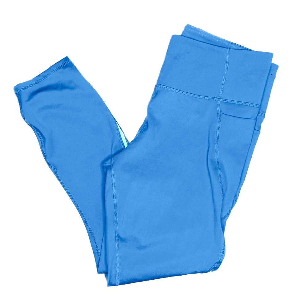 Member's Mark Ladies Work It Out Legging
Blue with lime green strips size XXL